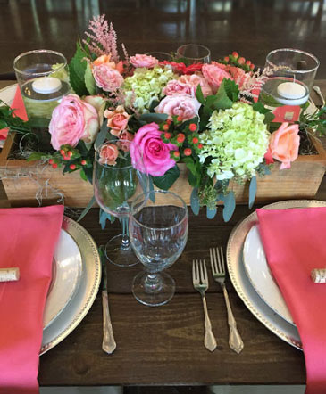 A Box of Pretty Centerpiece in Conneaut, OH | MORRIS FLOWERS & GIFTS