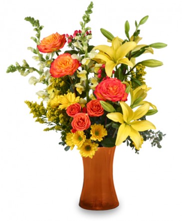 Autumn Excitement Arrangement in Conneaut, OH | MORRIS FLOWERS & GIFTS