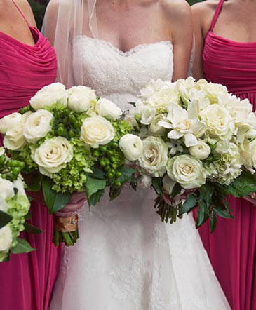 Classic White Bridal Bouquet in Conneaut, OH | MORRIS FLOWERS & GIFTS