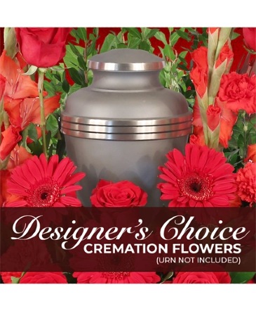Elegant Memorial Florals Cremation Designer's Choice   (urn not included)  in Conneaut, OH | MORRIS FLOWERS & GIFTS