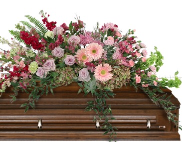 Eternal Meadow Casket Spray in Conneaut, OH | MORRIS FLOWERS & GIFTS