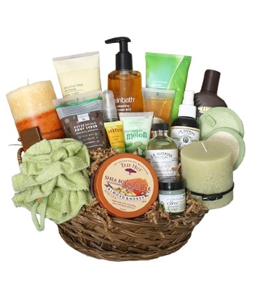 PAMPER ME BASKET Gift Basket in Conneaut, OH | MORRIS FLOWERS & GIFTS