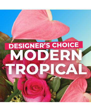 Modern Tropical Florals Designer's Choice in Conneaut, OH | MORRIS FLOWERS & GIFTS