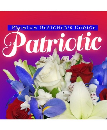 Premium Patriotic Designer's Choice in Conneaut, OH | MORRIS FLOWERS & GIFTS