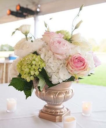 Royally Golden Centerpiece in Conneaut, OH | MORRIS FLOWERS & GIFTS